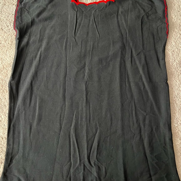 Mexican Embroidered Top Tri-Color - Picture 4 of 5